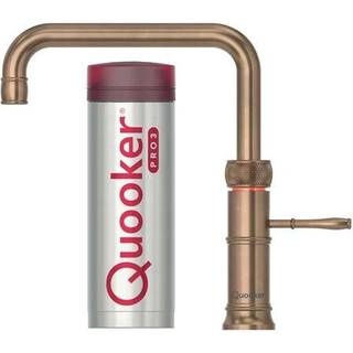 Quooker Classic Fusion Square inkl. PRO3 - Bruneret messing