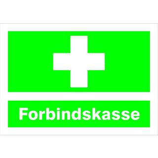 Forbindskasse Plast skilt A4 210 x 297mm