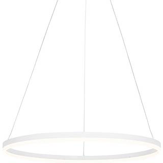 Design pendellampe hvid 80 cm inkl. LED 3-trins dæmpbar - Anello