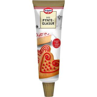 Pynteglasur Rød 125 g - Dr. Oetker