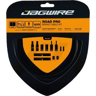 Jagwire Pro bremse kabelsæt race mat sort