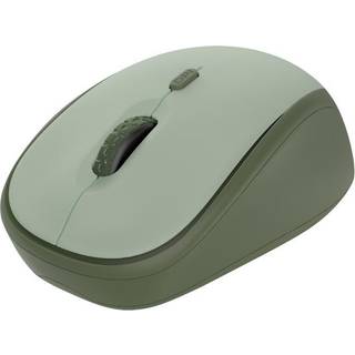 Trust Yvi+ - mouse - silent - 2.4 GHz - green - Mus - Optisk - 4 knapper - Grøn
