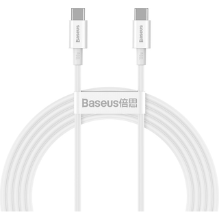 Baseus Superior USB-C kabel QC PD 100W 5A 2m - Hvid