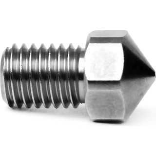 Micro Swiss Messing Belagt Slidbestandig Nozzle for Flashforge Creator Pro 2 - 0,4 mm