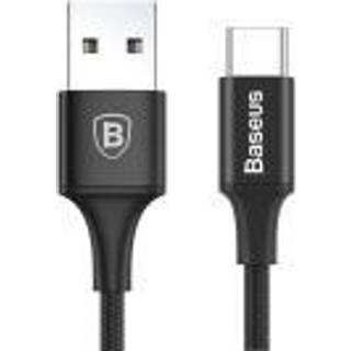 Baseus Cafule USB-A til Micro-USB-kabel 2,4A 1m - Sort / Grå