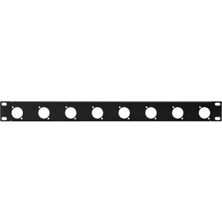 Stageline RCP-8732U 19 tommer rack frontplade til 8 Neutrik chassis | PRIS-MATCH