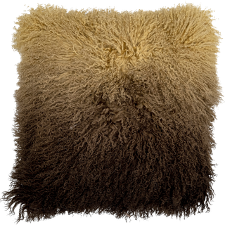 Bloomingville Stedmoderblomst pude 50x50 cm Brun