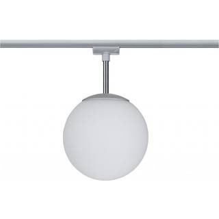 Paulmann URail Globe kuglelampe i krom, opalglas