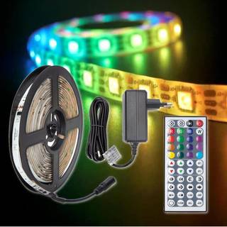 Aigostar Digital RGB LED Strip Sæt 24W, IP65, (12V/230V) - 5 Meter