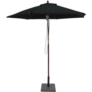 HOFFMANN Parasol venedig Ø 1,8 m m/tilt - sort
