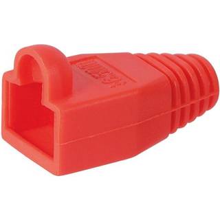 Pro RJ45 tective caps - Red (10 pack) - Rød
