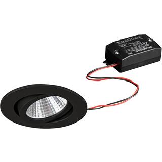 BRUMBERG LED-indbygningsspot 38°, rundt sort 3000K