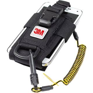 3M™ DBI-SALA® justerbart radio-/mobiltelefonhylster, spiralline, hurtiglås-til-øje og D-miniring 1500089
