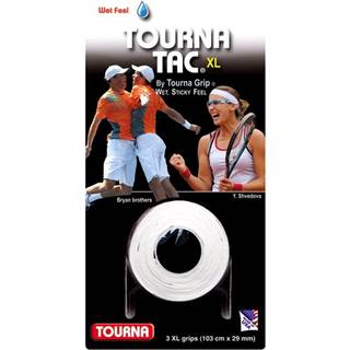 Tourna Tac kl?brig Feel Tennis Grip White (3/Roll Pack)