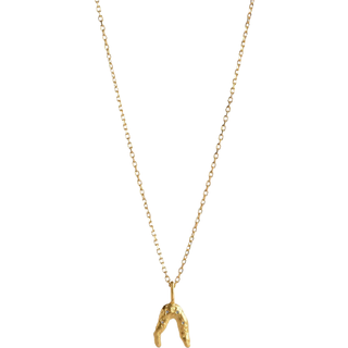 ENAMEL Copenhagen Halskæde - Wishbone - Gold Colour