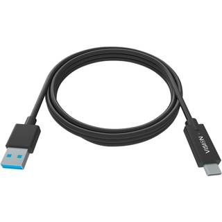 VISION 2m Black USB-C to USB-3.0A Cable