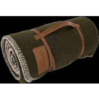 Petromax Wool Blanket 150 x 200 cm moss green/black - Udendørsliv fra Petromax