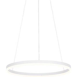 Design pendellampe hvid 60 cm inkl. LED 3-trins dæmpbar - Anello