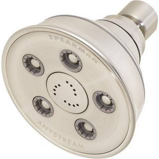 Speakman b?rstet nikkel S-3014-BN-E2 Caspian Anystream Justerbar 2,0 gpm brusehoved