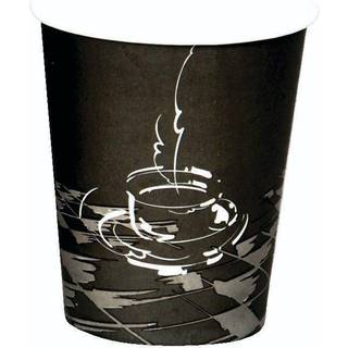 Kaffebæger 25 cl Ø80 Sort (Pose á 50 stk.)