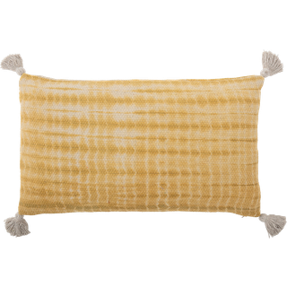 Bloomingville - Decia pude - gul (genanvendt bomuld) - 50 x 85 cm