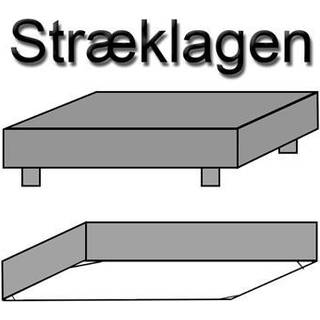 Stræklagen 70x140 cm - Hvid - Bomulds faconlagen til juniormadras