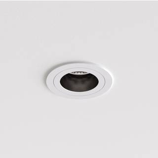 Astro Pinhole Slimline Round Fixed GU10 IP65 mat hvid