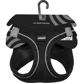 Ozami Air-mesh hundesele - Sort - XS