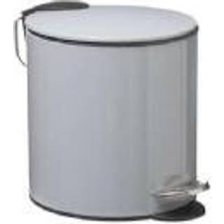 Pedalspand med soft-close (3 liter) - Grå - 17cm x 22,5cm x 23cm - Bjørk