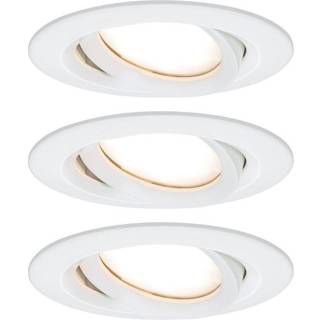 Paulmann - Nova Plus 3-delt LED-spot rund hvid