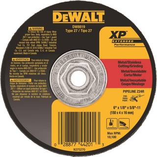 Dewalt 6 in. X 1/8 in. X 5/8 in. Til 11 xp slibningshjul