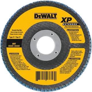 Dewalt DW8330 7-tommer med 5/8-tommer-11 80 Grit Zirconia Angle Grinder Flap Disc