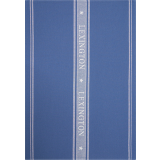 Lexington Icons Jacquard Star Viskestykke t - Viskestykker Bomuld Blå - 100030425600-KT10