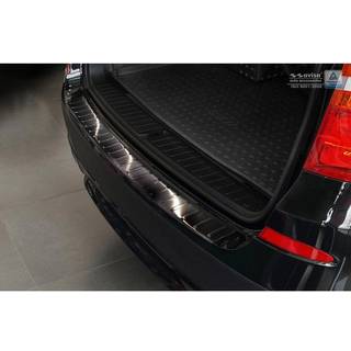 Læssekantbeskytter - BMW X3 (F25) 2010-2014 Rustfrit Stål - Sort Børstet Stål
