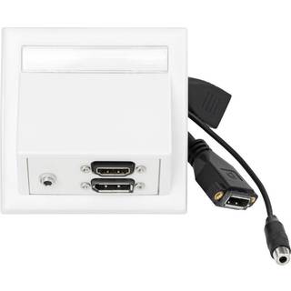 VIVOLINK Wall box HDMI, DisplayPort