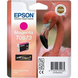 Kompatibel blækpatron Epson T0873 - C13T08734010 magenta 13,8 ml