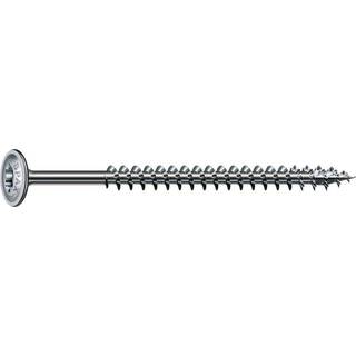 SPAX 0251010600805 Træskrue 6 mm, bakkehoved, wirox 6 x 80 mm, pakke med 100