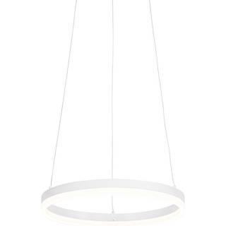 Design pendellampe hvid 40 cm inkl. LED 3-trins dæmpbar - Anello