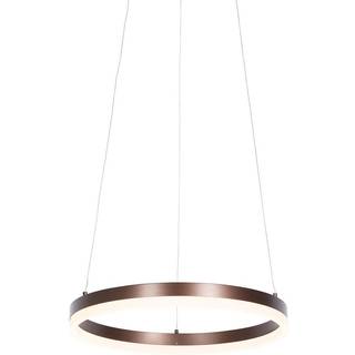 Pendellampe mørk bronze 40 cm inkl. LED 3-trins dæmpbar - Anello