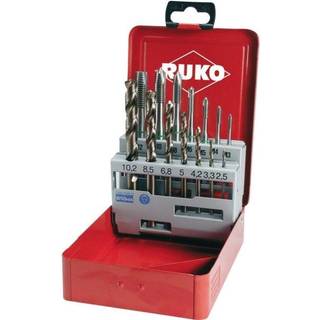RUKO Tap og borsæt HSS Co5 M3-M12