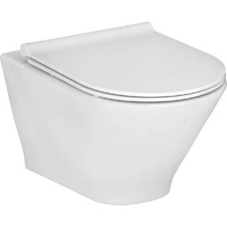 Roca Gap Rimless væghængt toilet med toiletsæde