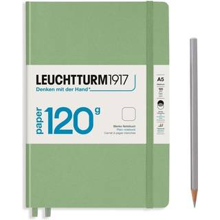 Leuchtturm Notebook A5 Plain 120g Sage – Hardcover