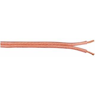 Nedis Højtaler Kabel | 2 x 2.50 mm² | CCA | 100.0 m | Runde | PVC | Gennemsigtig | Folie