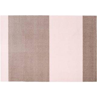 Tica Copenhagen Smudsmåtte Stripes Horizontal Sand/light Rose - 130 x 90 cm