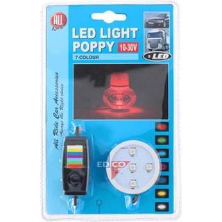 LED lys med 7 farver 12-24 volt til Poppy