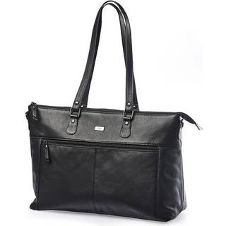 Bon Gout, skind computertaske 3157 sort