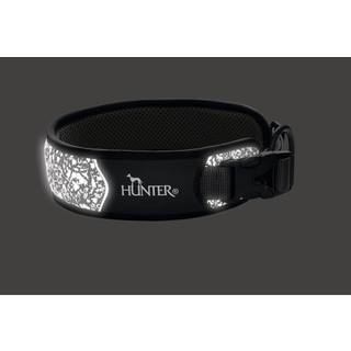 Hunter Divo Reflekterende Halsbånd - Sort/Grå - XL 55-65