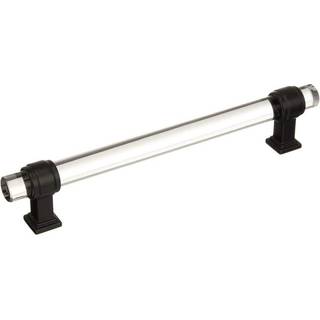 Amerock | Kabinettræk | Ryd/sort bronze | 6-5/16 tommer (160 mm) Center til centrum | Glacio | 1 pakke | Skuffet træk | Skuffehåndtag | Skabshard