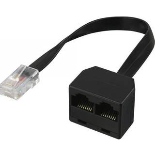 RJ-45 - 8P4C splitter - 2 vejs - 15 cm