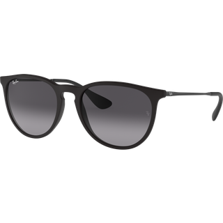 Ray-Ban RB4171F Erika Asian Fit 622/8G 57 Solbriller Kvinder Black - Black Rubber - 57mm